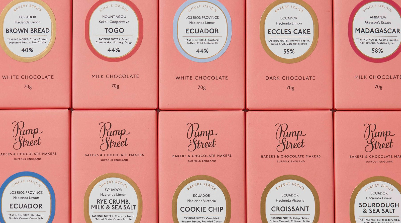 Craft chocolate bars