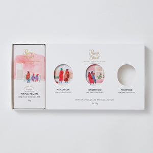 Pump Street's Christmas chocolate bar gift box with sliding tray