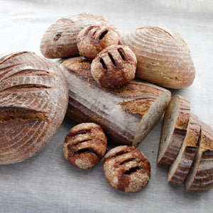 Pump Street Sourdough bread and Eccles cakes