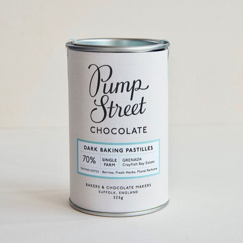 Pump Street Dark Baking Pastilles Tin  Edit 