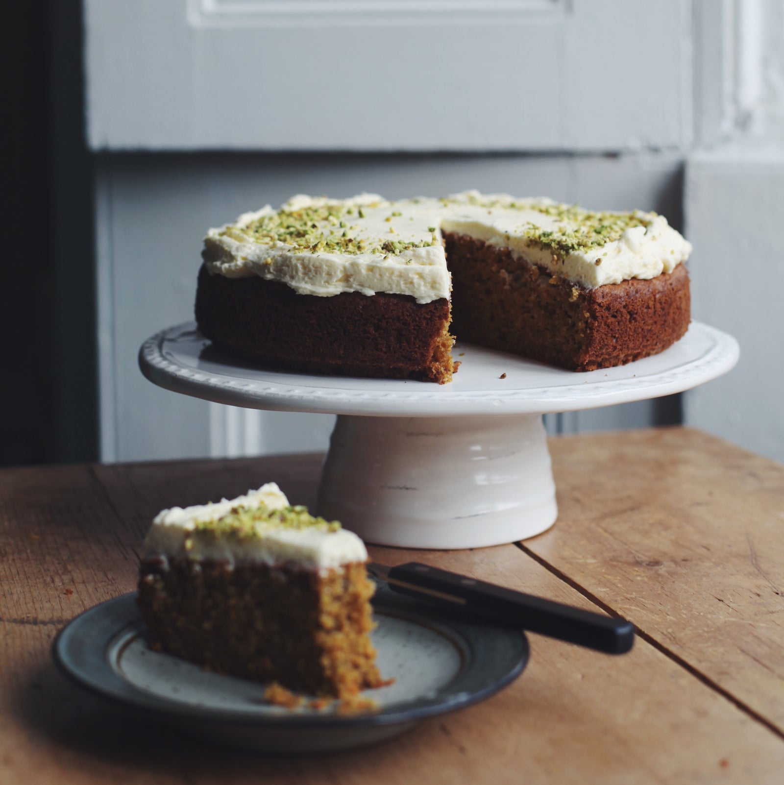 Carrot Cake with White Chocolate Buttercream