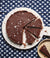 Sliced Dark Chocolate & Rum Truffle Tart