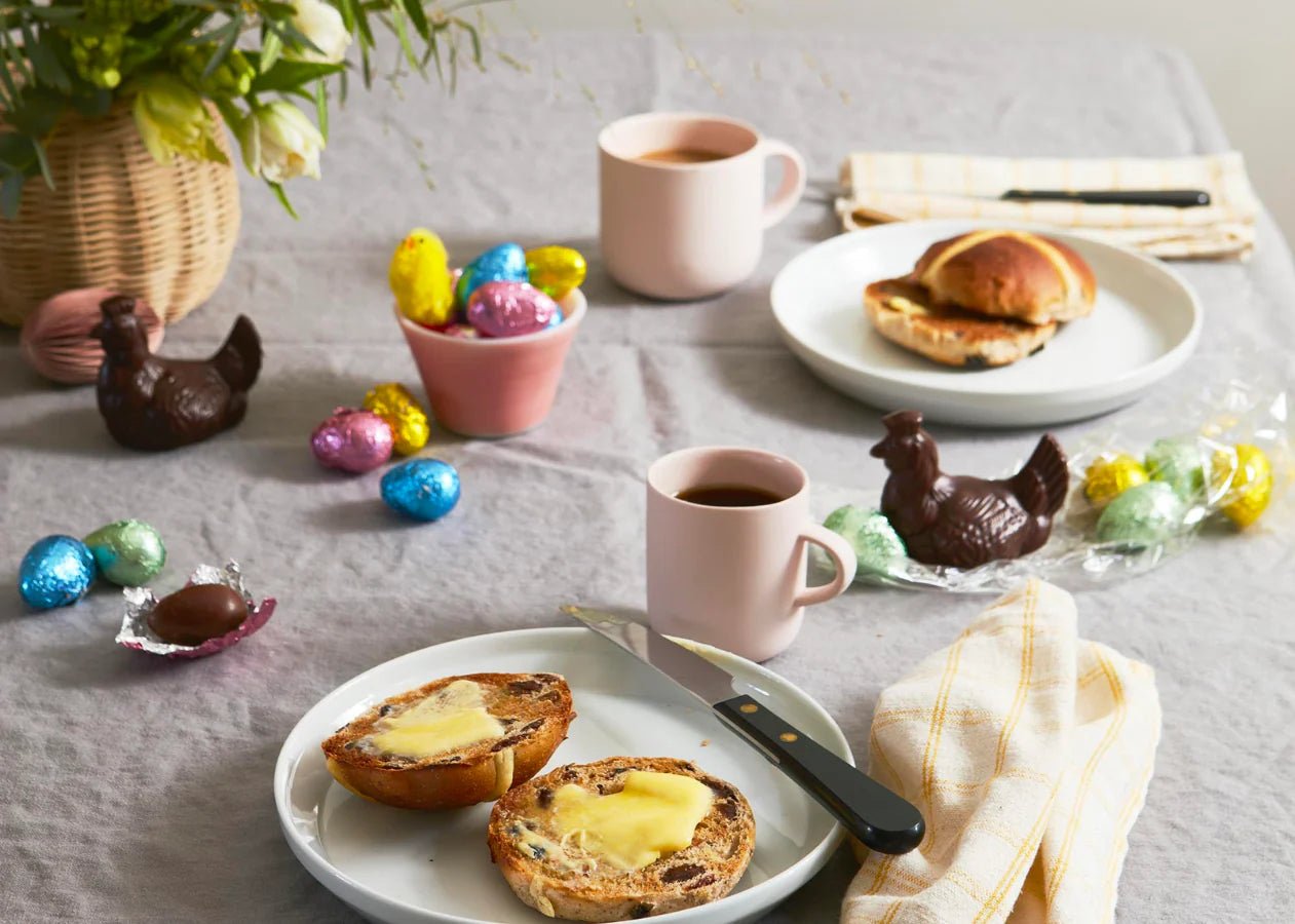 an easter spread full of pump street craft chocolate