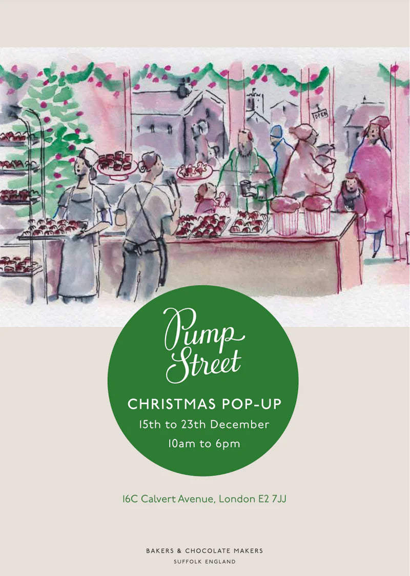 Leaflet for Pump Street Christmas Pop Up