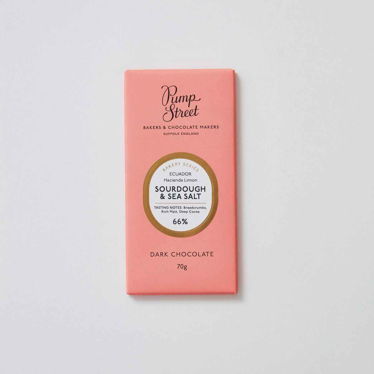 Pump Street Artisan Craft Chocolate Bar Sourdough Sea Salt Front