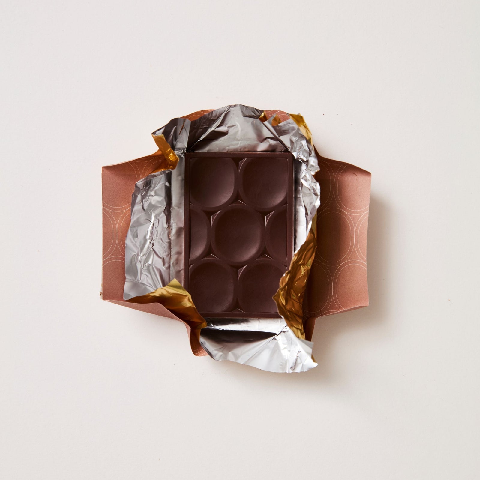 Bar of chocolate with 'Pump Street' branding on a light gray background