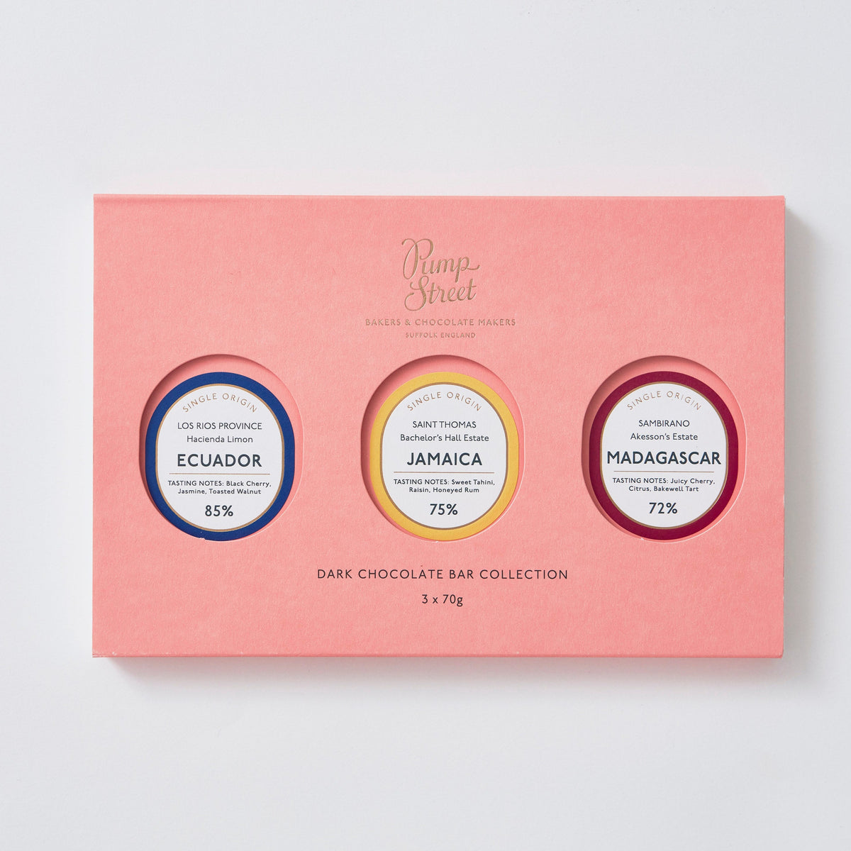 Single Origin Chocolate Box Collection 3 Bars