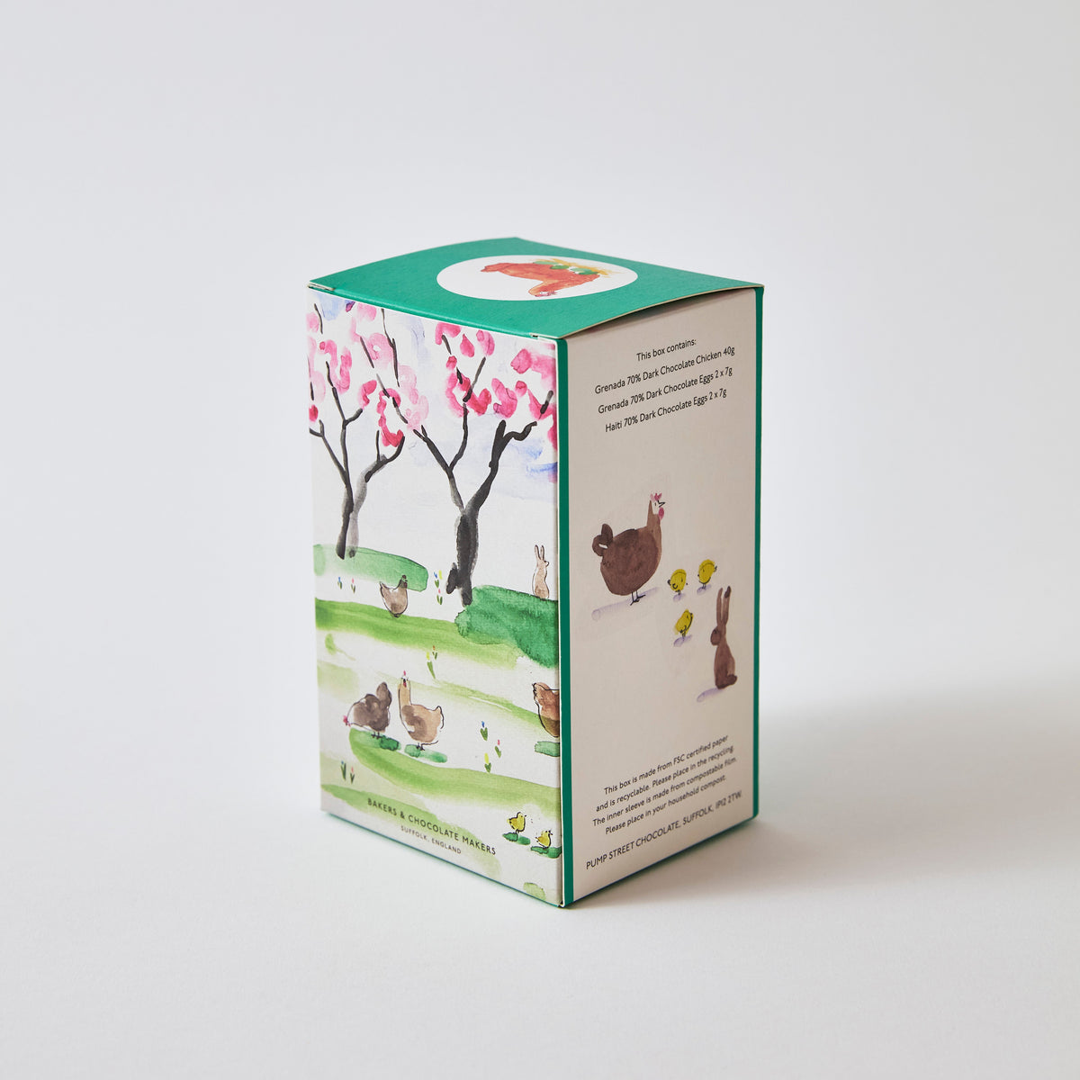 Dark Chicken and Eggs Box