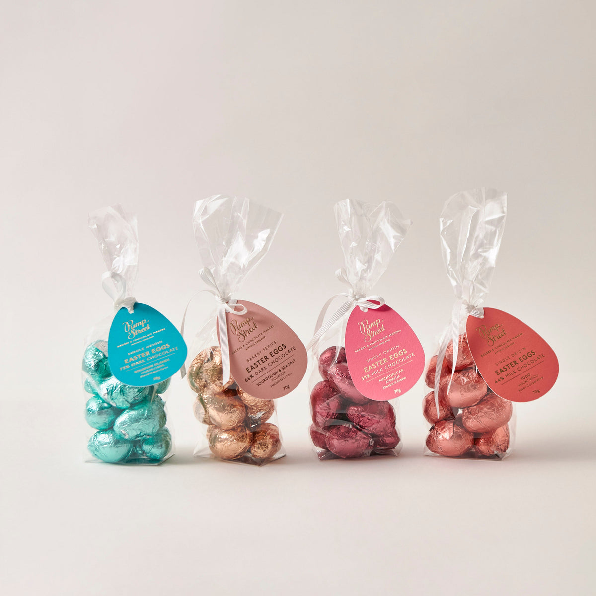 Four Chocolate Easter Egg Bags