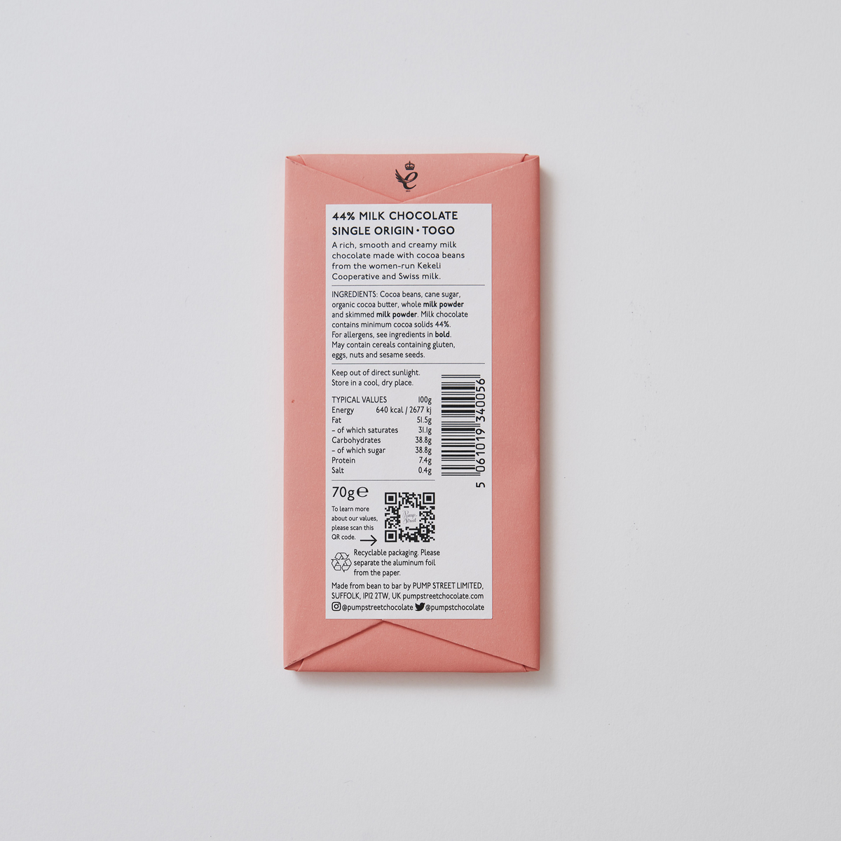 Togo - Swiss  Milk 44%