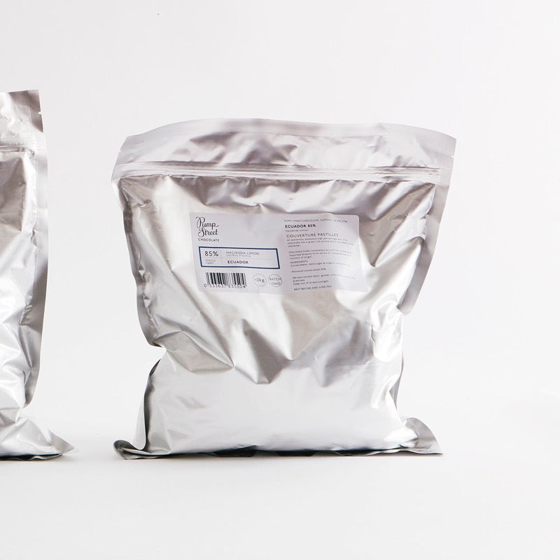 1 kg Bag - Dark Baking Pastilles - Ecuador 85% - Hacienda Limon