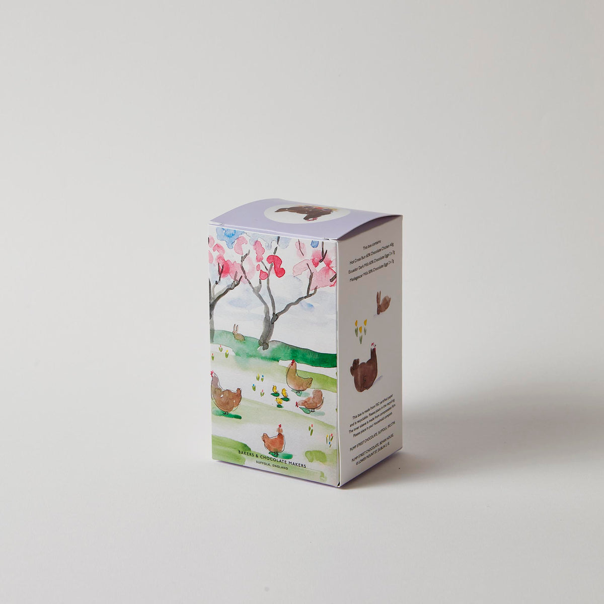 Hot Cross Bun Chicken and Eggs Box